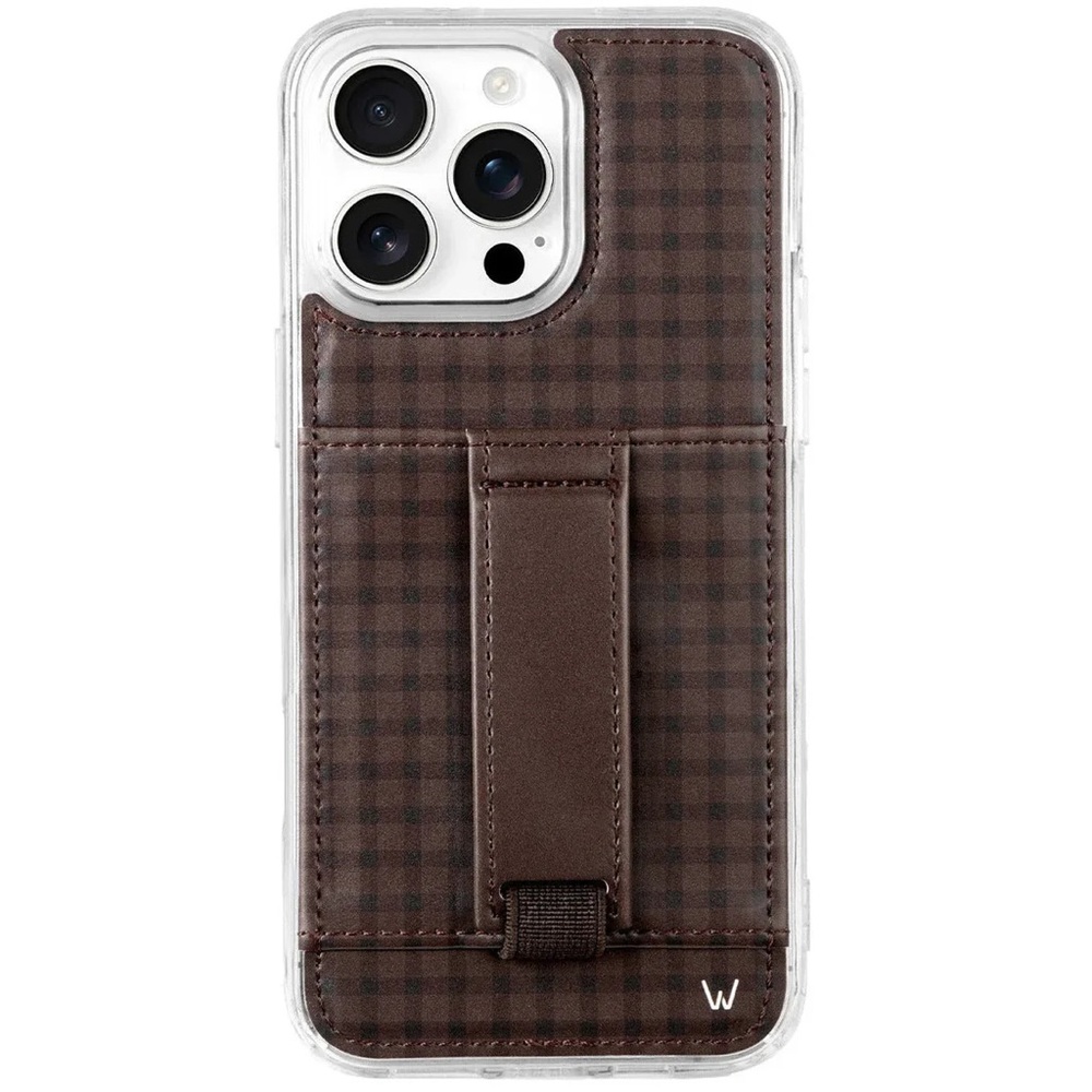 Walli Brown gingham 16 pro case